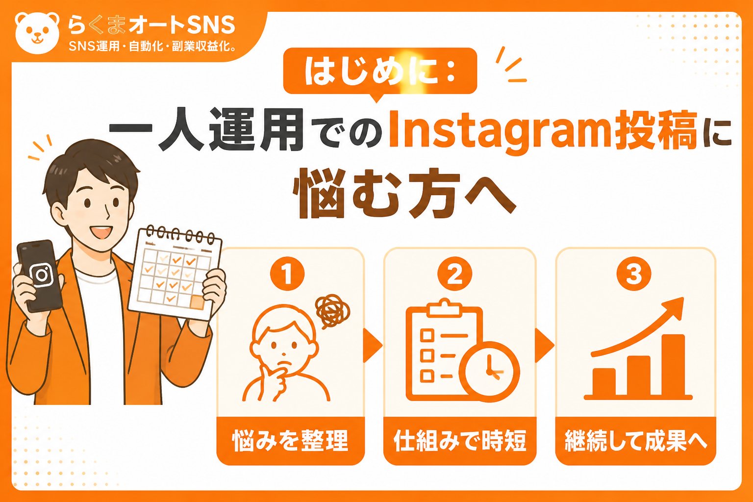 SNS運用 はじめに:一人運用でのInstagram投稿に悩む方へ